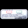 紫外線 UV + UVC 測試卡 - CK-TT001C - 水晶魚LED - uvabc.u